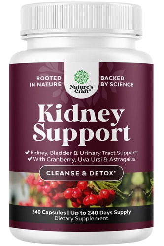 Nature's Craft Kidney Support - Cleanse & Detox
