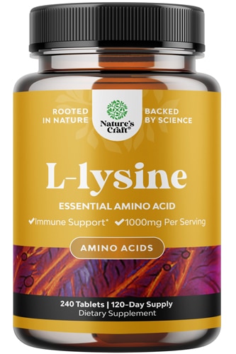 Nature's Craft L-Lysine Essential Amino Acid