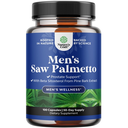 Nature's Craft Men's Saw Palmetto - Prostate Support