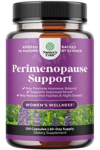 Nature's Craft Perimenopause Supplement - Multibenefit Menopause Ease For Women
