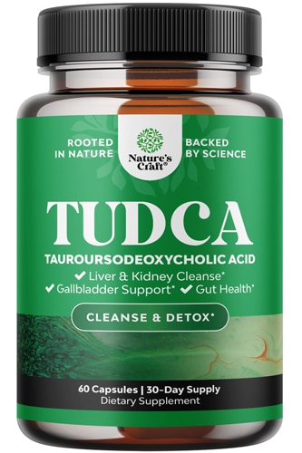 Nature's Craft TUDCA - Tauroursodeoxycholic Acid - Cleanse & Detox