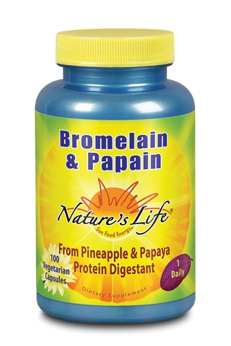 Nature's Life Bromelain and Papain