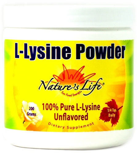 Nature's Life L-Lysine Powder Unflavored