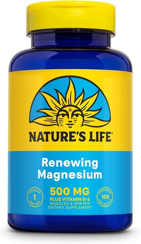 Nature's Life Renewing Magnesium + Vitamin B6