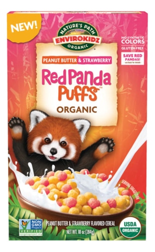 Nature's Path Cereal EnviroKidz Panda Puffs Organic