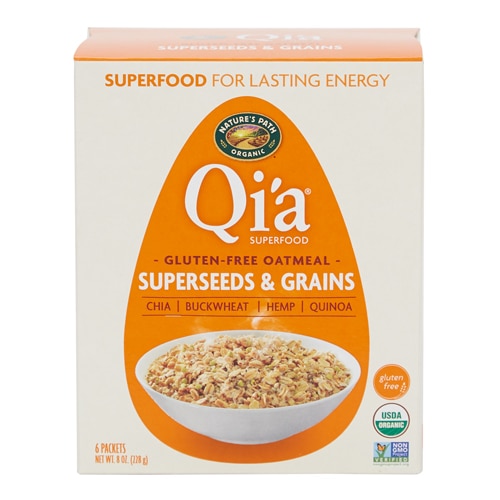 Nature's Path Gluten Free Organic Qia Superfood Oatmeal Superseeds & Grains