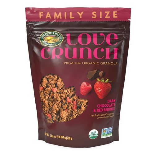 Nature's Path Love Crunch Premium Organic Granola Dark Chocolate and Red Berries