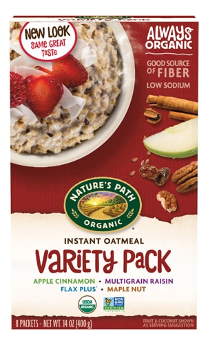 Nature's Path Organic Instant Hot Oatmeal Variety Pack