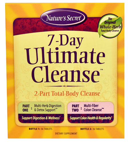 Nature's Secret 7-Day Ultimate Cleanse™ 2-Part Total Body Cleanse