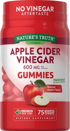 Nature's Truth Apple Cider Vinegar Gummies Natural Apple