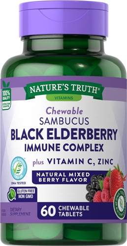 Nature's Truth Immune Complex with Sambucus Black Elderberry Mixed Berry