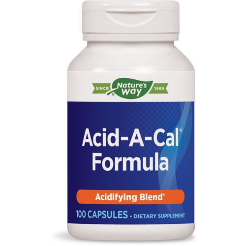 Nature's Way Acid-A-Cal Formula - Acidifying Blend - Vitamins C-B6-Magnesium