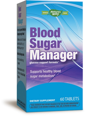 Nature's Way Blood Sugar Manager - Vitamins B6 B12 Magnesium Zinc