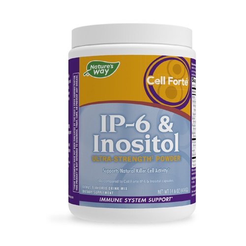 Nature's Way Cell Fort IP-6 & Inositol Ultra-Strength Powder - Immune Support - Magnesium Citrus