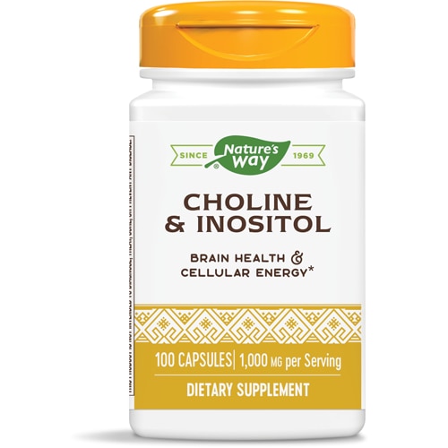 Nature's Way Choline & Inositol - Brain Health & Cellular Energy