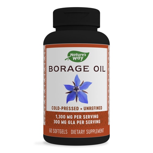 Nature's Way Efa Gold Borage Softgels - 1300 mg per Serving - Omega-9 & Omega-6