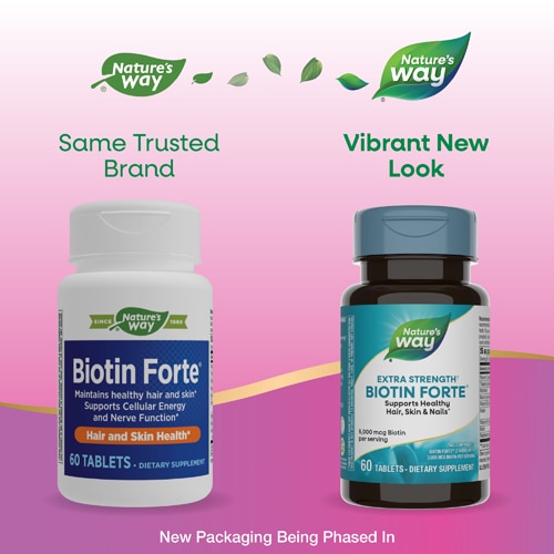 Nature's Way Extra Strength Biotin Forte - Vitamins C-B12