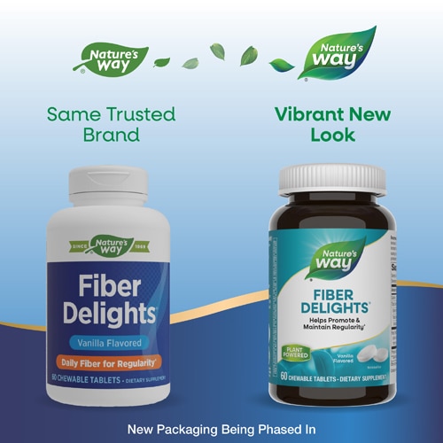 Nature's Way Fiber Delights - Daily Fiber - with Oat Hull Vanilla Flavored