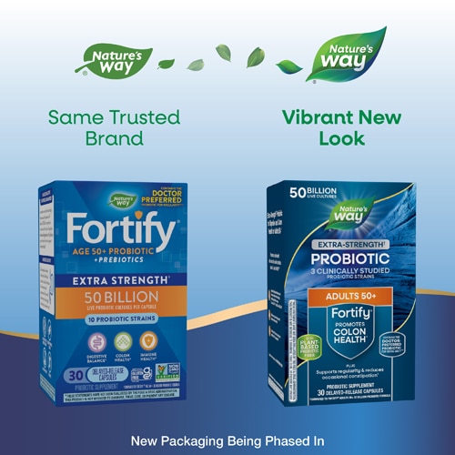 Nature's Way Fortify Age 50+ Probiotics - Digestive Health