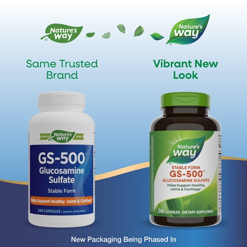 Nature's Way GS-500 Glucosamine Sulfate - Stable Form