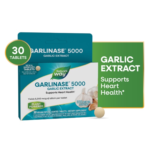 Nature's Way Garlinase 5000 Garlic Extract - Odor Free