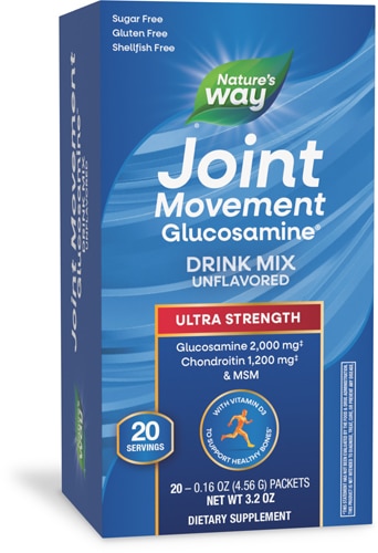 Nature's Way Joint Movement Glucosamine Drink Mix - Chondroitin & MSM Unflavored