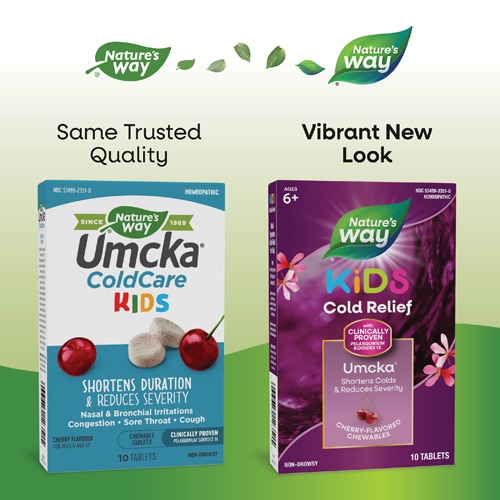 Nature's Way Kids Cold Relief - Umcka - Cherry Flavored