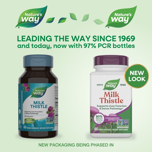 Nature's Way Milk Thistle - Standardized to 80% Silymarin per Serving