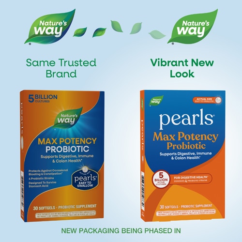 Nature's Way Pearls Max Potency Probiotic