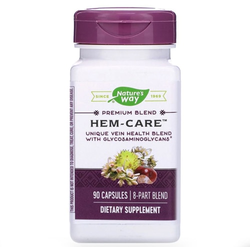 Nature's Way Premium Blend Hem-Care - Vein Health Blend - Calcium-Vitamins C & E