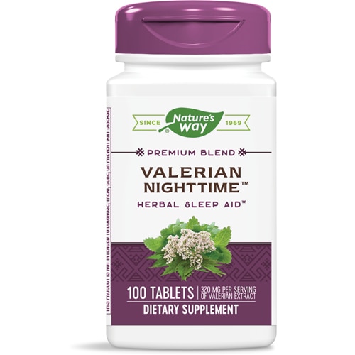 Nature's Way Premium Blend Valerian Nighttime - Herbal Sleep Aid