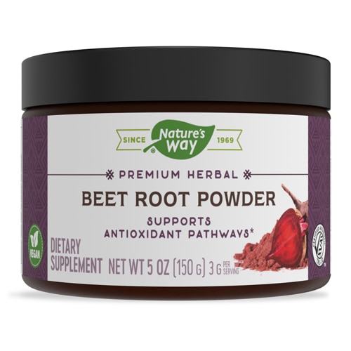 Nature's Way Premium Herbal Beet Root Powder - Supports Antioxidant Pathways - Vegan