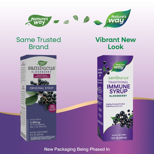 Nature's Way Sambucus Traditional Immune Syrup - Elderberry - Traditional Immune Support