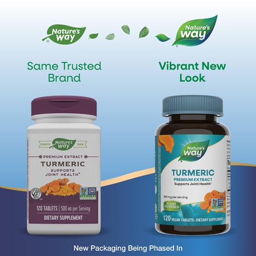 Nature's Way Turmeric - Premium Extract - Supports Joint Health