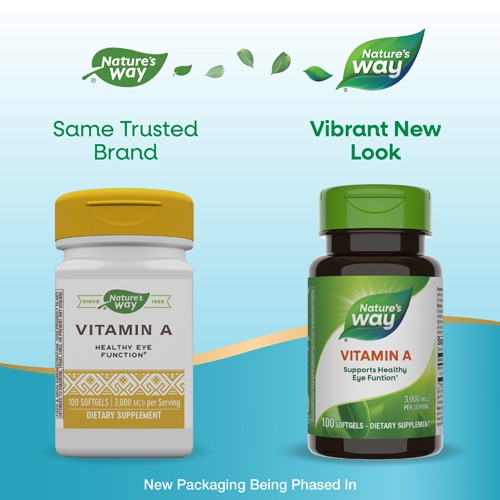 Nature's Way Vitamin A - Supports Healthy Eye Function