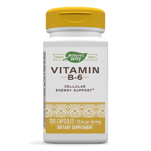 Nature's Way Vitamin B-6 - Cellular Energy Support