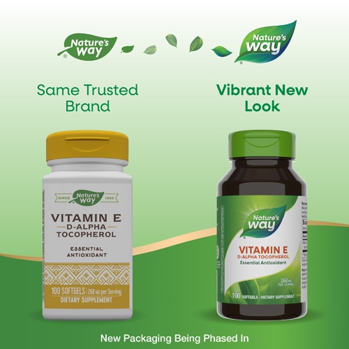 Nature's Way Vitamin E - D-Alpha Tocopherol