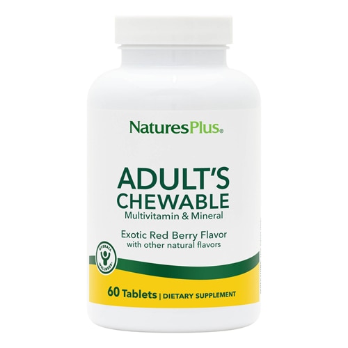 NaturesPlus Adult's Multi-Vitamin Chewable Red Berry