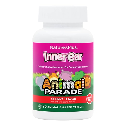 NaturesPlus Animal Parade® Children's Chewable Inner Ear Support Natural Cherry