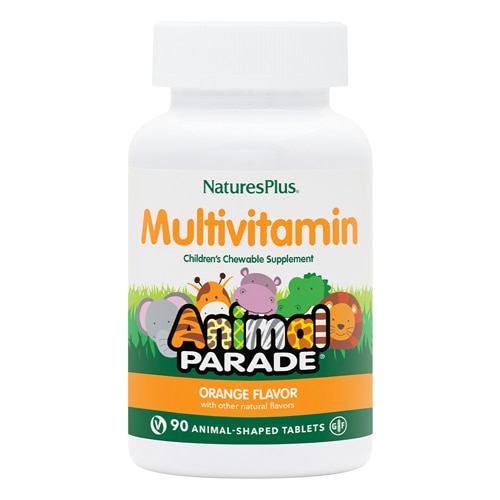 NaturesPlus Animal Parade Multi-Vitamin Children's Chewables Orange