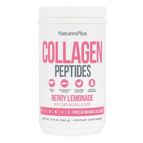 NaturesPlus Collagen Peptides Powder Berry Lemonade