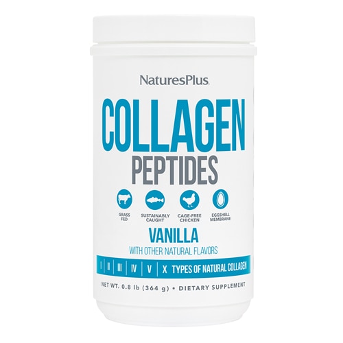 NaturesPlus Collagen Peptides Powder Vanilla