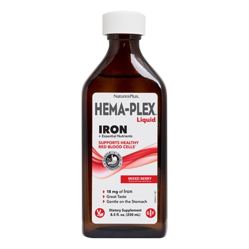 NaturesPlus Hema-Plex® Liquid Iron Mixed Berry
