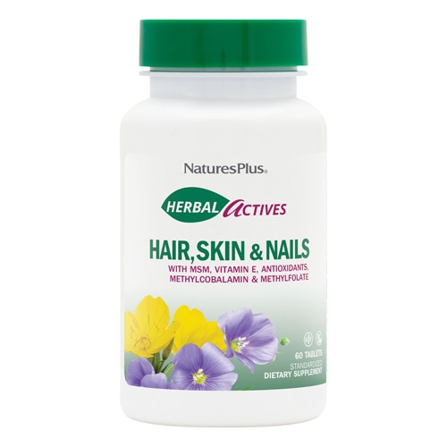 NaturesPlus Herbal Actives Hair Skin & Nails