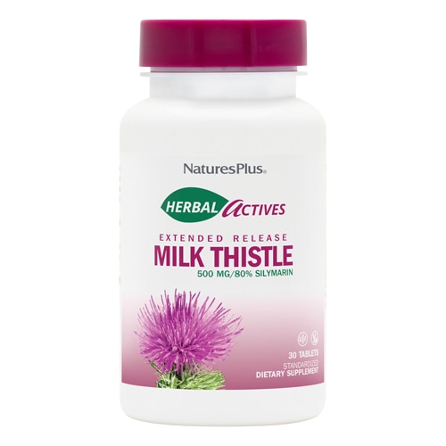 NaturesPlus Herbal Actives Milk Thistle