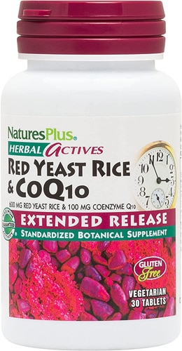 NaturesPlus Herbal Actives Red Yeast Rice and CoQ10