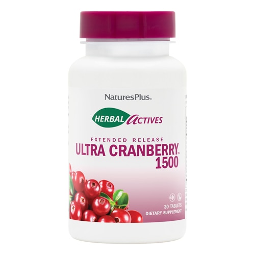 NaturesPlus Herbal Actives Ultra Cranberry 1500
