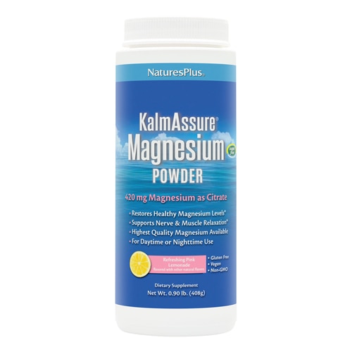 NaturesPlus KalmAssure® Magnesium Powder Pink Lemonade