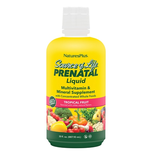 NaturesPlus Prenatal Liquid Natural Tropical Fruit