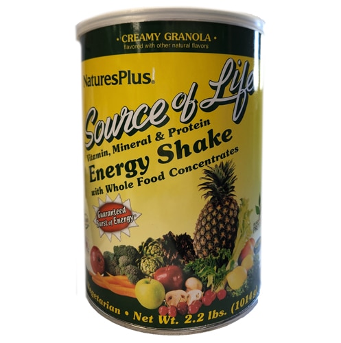 NaturesPlus Source of Life Energy Shake Creamy Granola